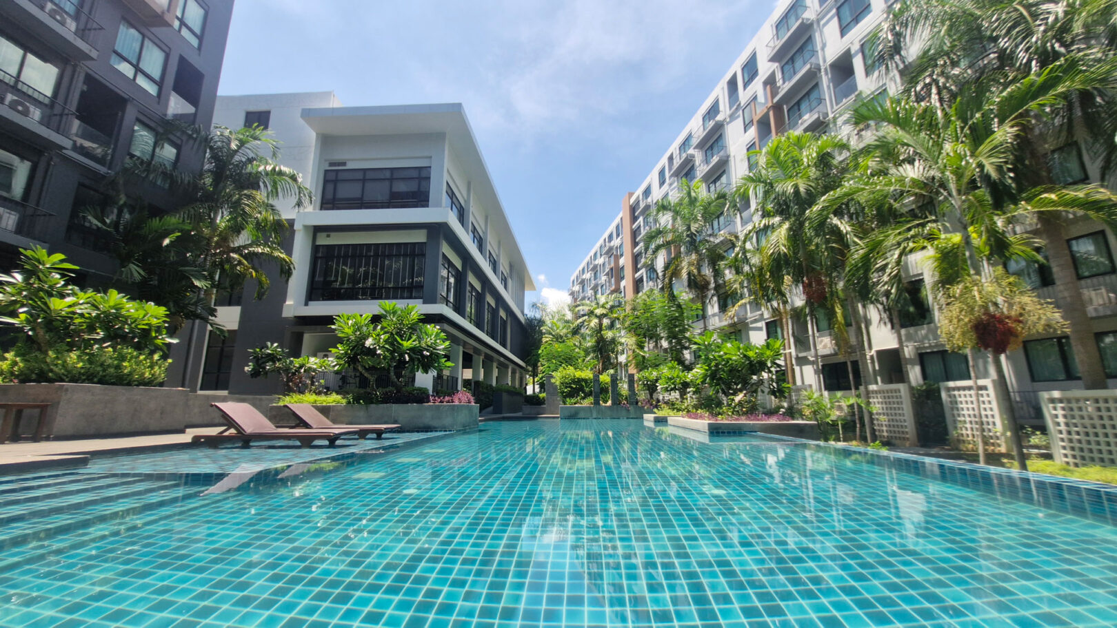 Large swimming pool